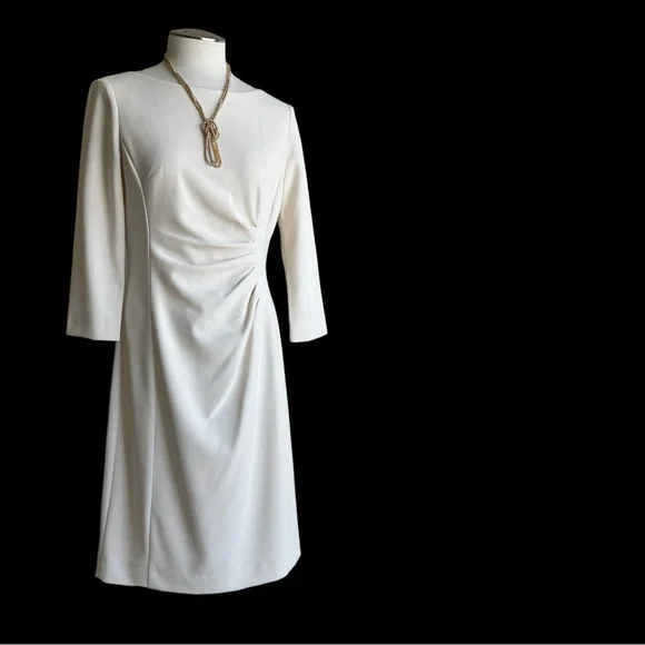 Preston & York | Dresses | Preston And York Womens Dress Princess Cut  Figure Flattering Ivory Cream 6 | Poshmark